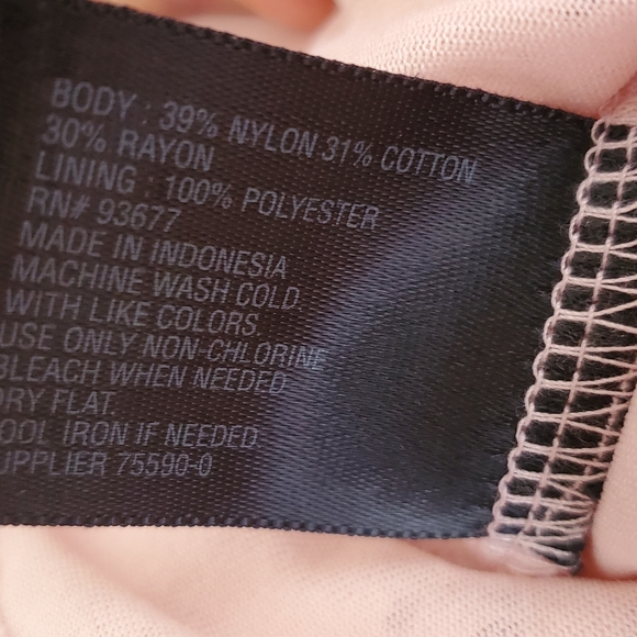 Worthington Blush Pink Lace Blouse Small Size - Picture 11 of 12